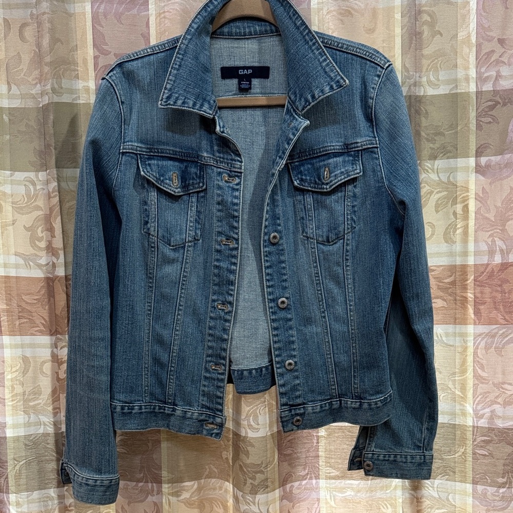 GAP Women's Denim Blue Jacket